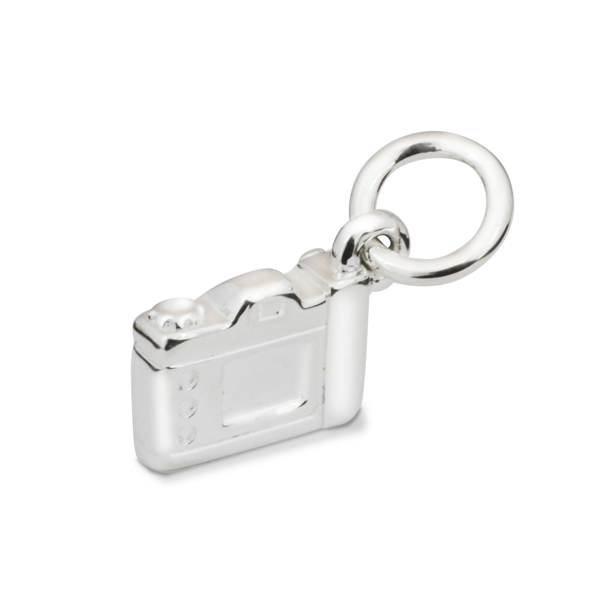 Amuleto de Plata Personalizado con Cámara Antigua