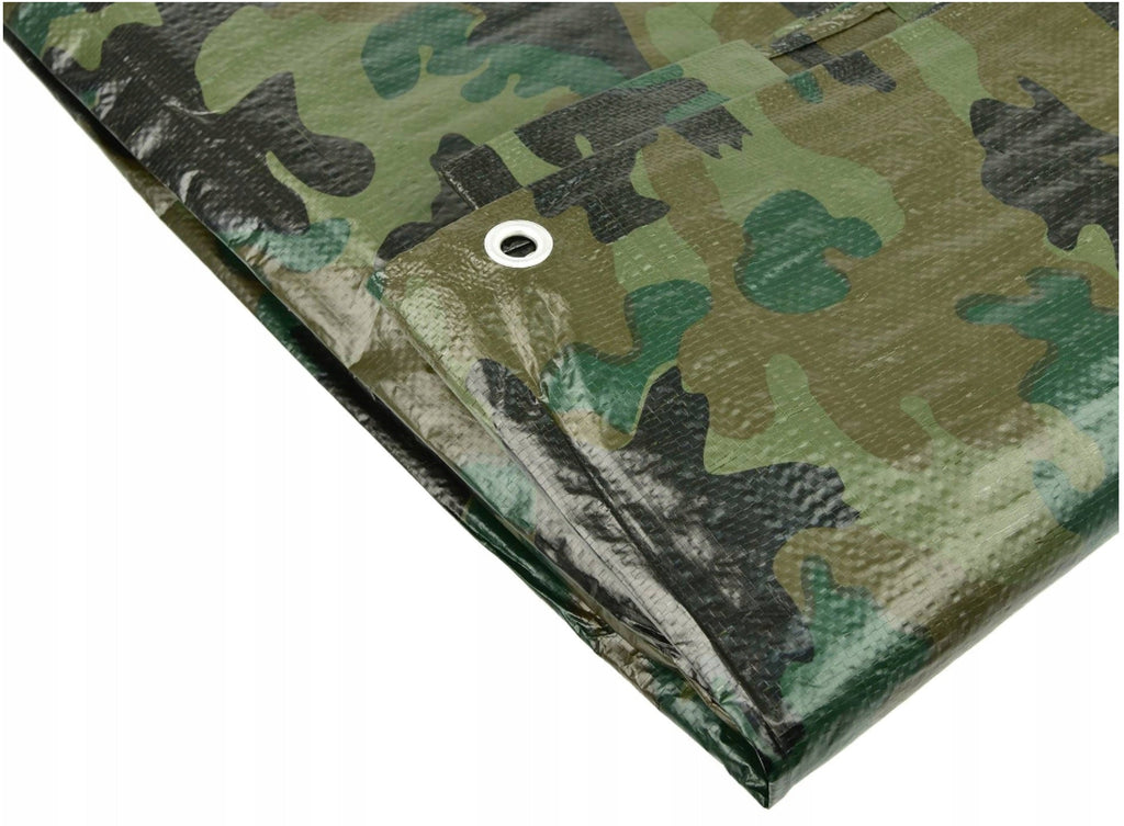 Camouflage M-Grade Tarpaulin 5m x 8m
