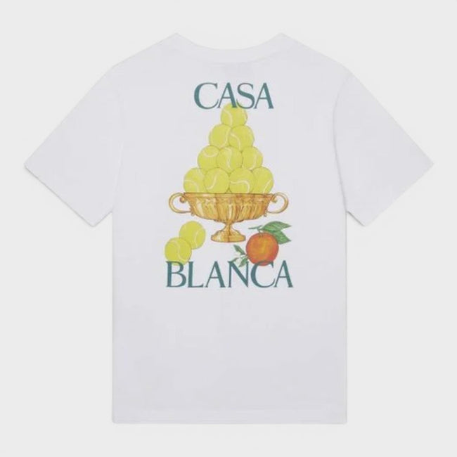 Le Triomphe De Tennis Printed T-Shirt White