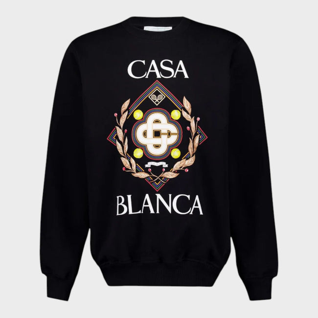 Championship Diamond Printed Sweatshirt Black
