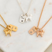Cavapoo Personalised Silver Dog Tag Necklace