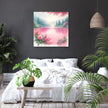 Pink Lake Serenity Canvas