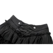 Dark in Love Cordelia Gothic High-Low Layered Skort