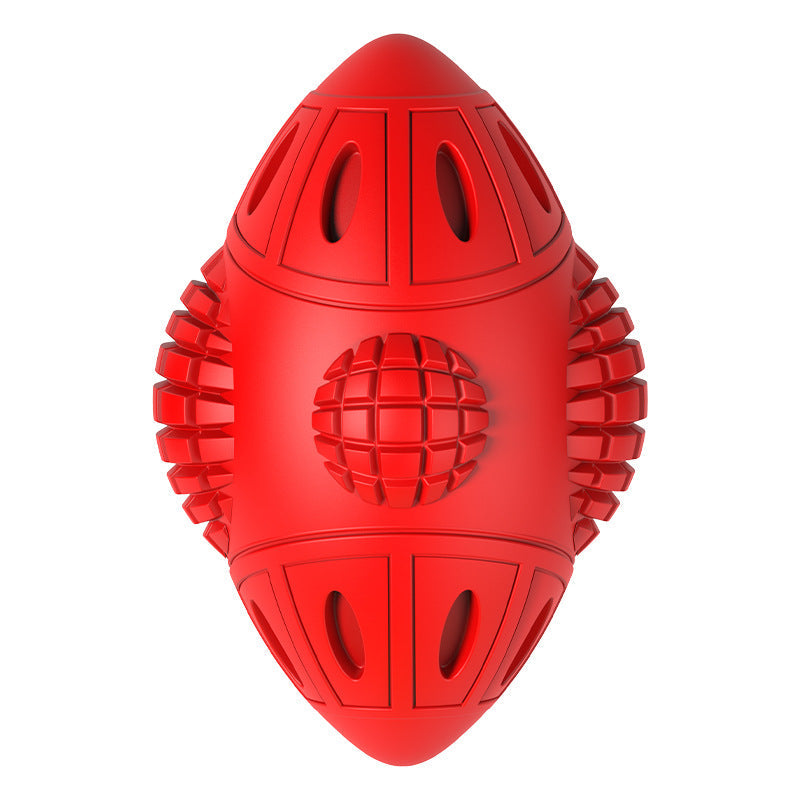 Space Capsule Rubber Puzzle Interactive Dog Toy