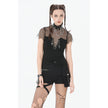 Dark in Love Dark Punk Mesh Chain Top