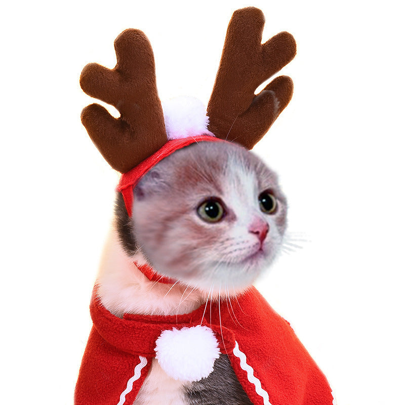 Pet Headgear Cute Dog Teddy Dress Up SUNFLOWER Cat Headdress Wig Cat Headgear Hat