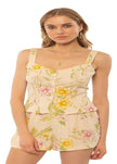 Amuse Society Siva Tank woven blouse