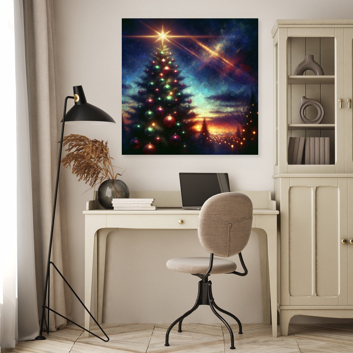 Twilight Christmas Reverie Canvas