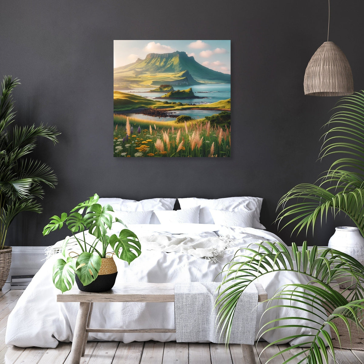 Jeju Island Serenity Canvas