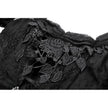 Dark in Love Morwenna Lace Gothic Maxi Dress in Black