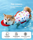 Dog For Swimming Only Cartoon Full Printed Cute Small Animal Traction Pet Life Vest