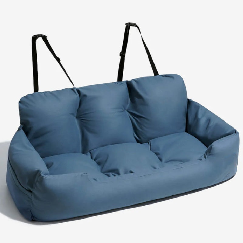 Sofa/Cama para Perros, Transportín Trasero de Coche para Mascotas