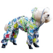 Dog Raincoat Teddy Bag Belly Four-legged Waterproof