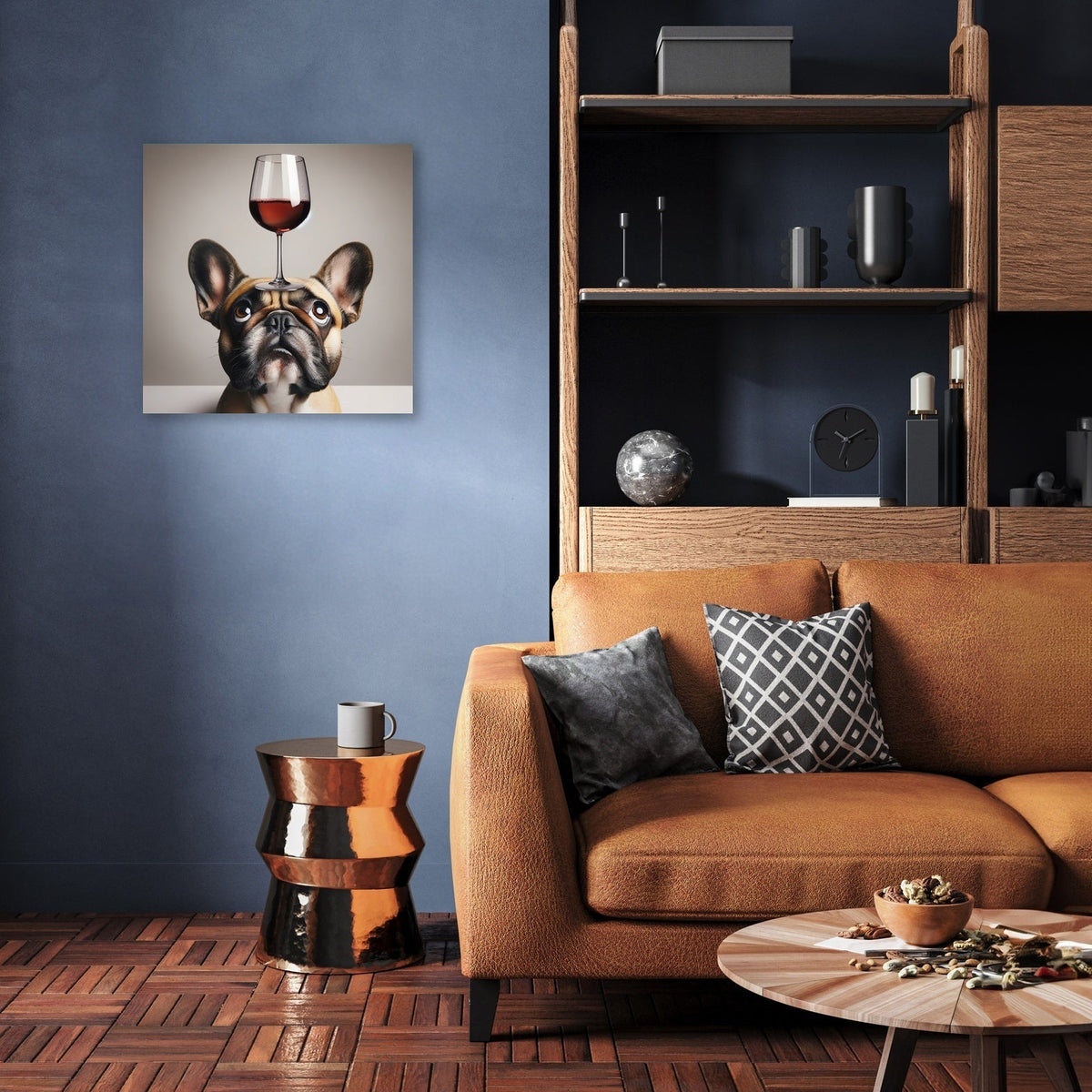 French Bulldog Toast Canvas