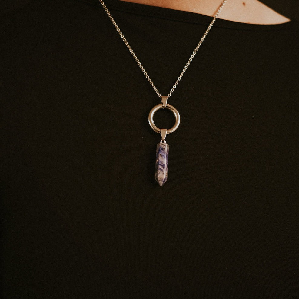 Charm Coven Sodalite Crystal Charm