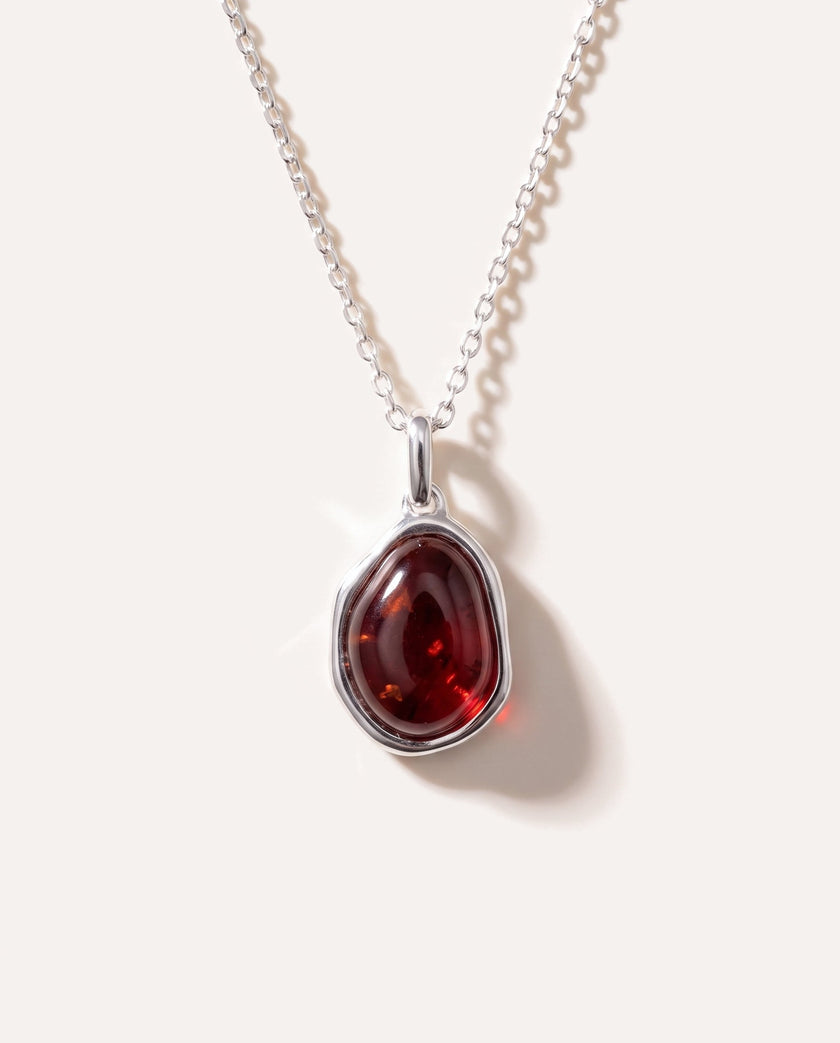 Cherry Amber ELEMENT Pendant Necklace