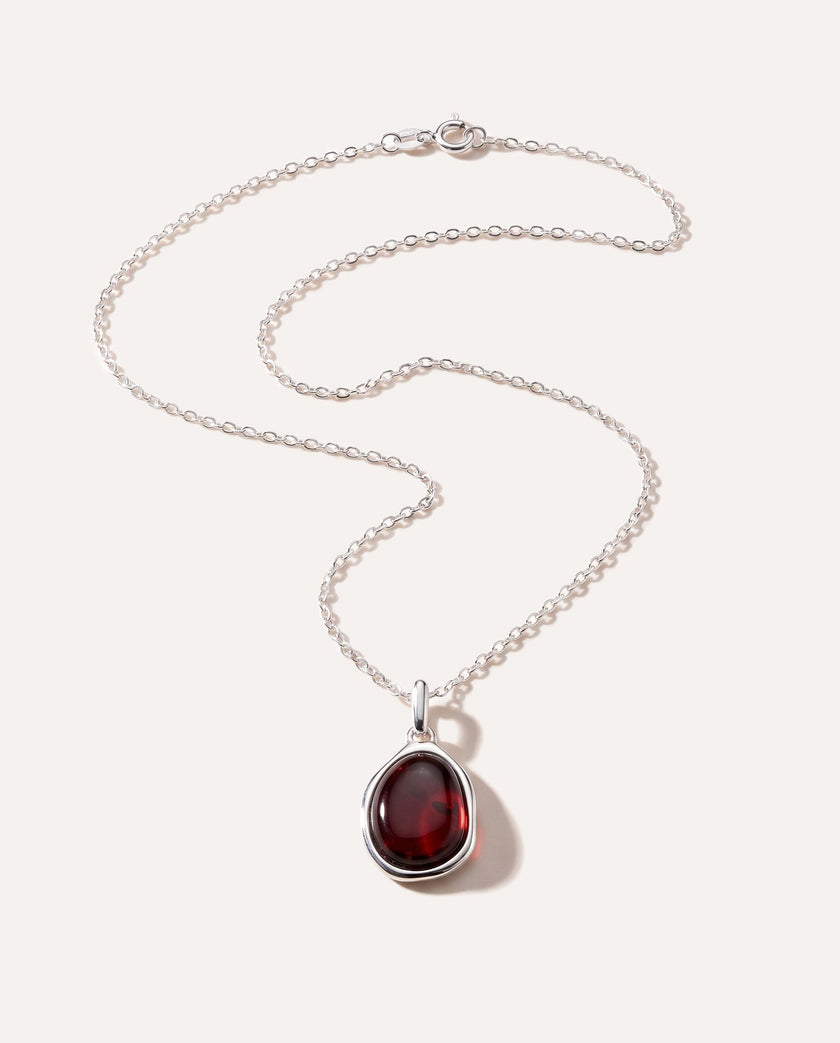 Cherry Amber ELEMENT Pendant Necklace