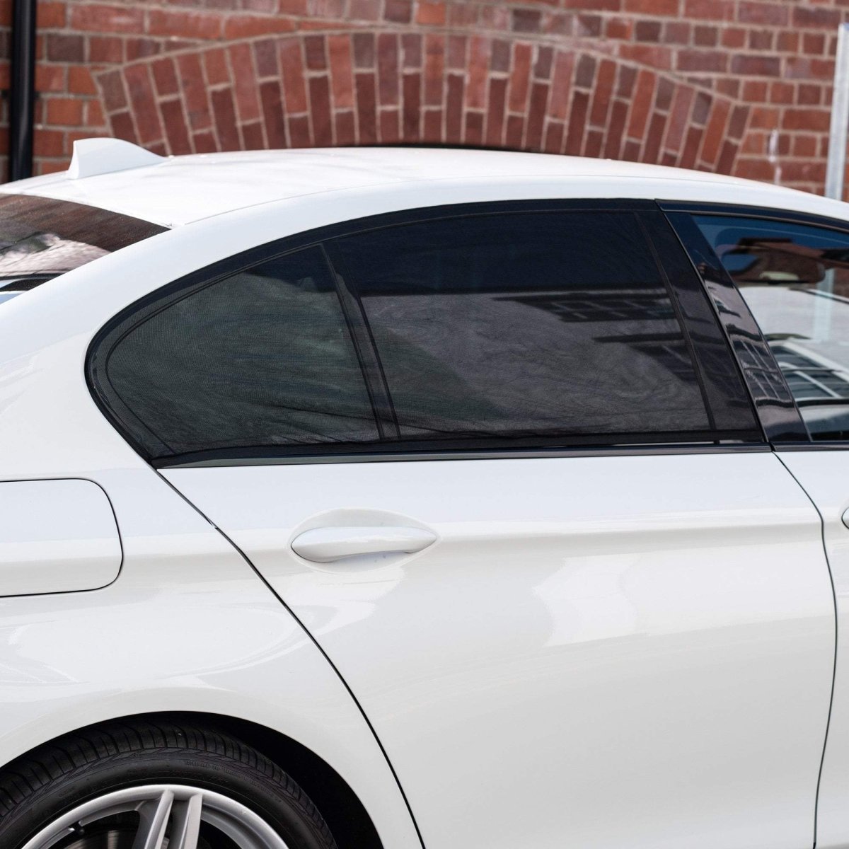 Children's Window Shades With UVA UVB Protection Covers Side Rear Window Quality Stretch Material Car Sun Shade 2pcs