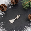 Christmas Tree Personalised Silver Charm