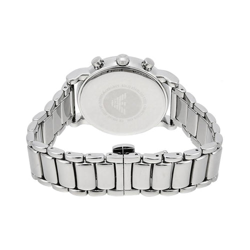 Emporio Armani AR11132 Men's Luigi Silver Chronograph Watch