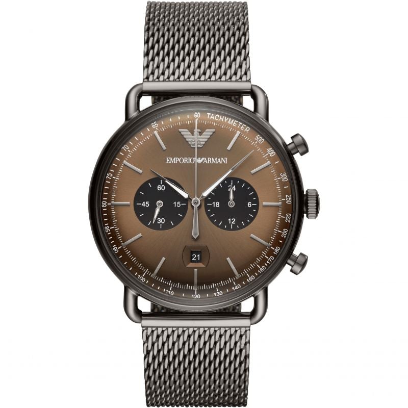 Emporio Armani AR11141 Men's Gunmetal Chronograph Watch