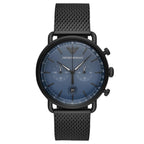 Emporio Armani AR11201 Men's Aviator Black Watch