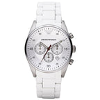 Emporio Armani AR5859 Men's Chronograph Tazio White Watch