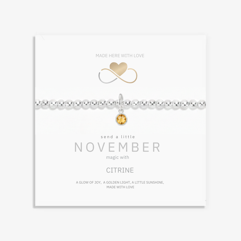 Citrine November Birthstone Jewellery Set