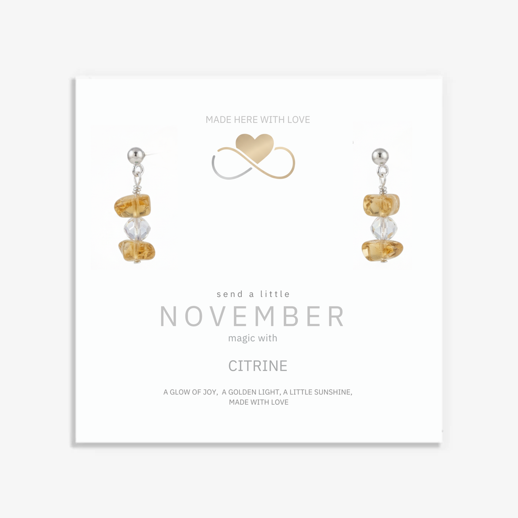 Citrine Bracelet and Earring Set
