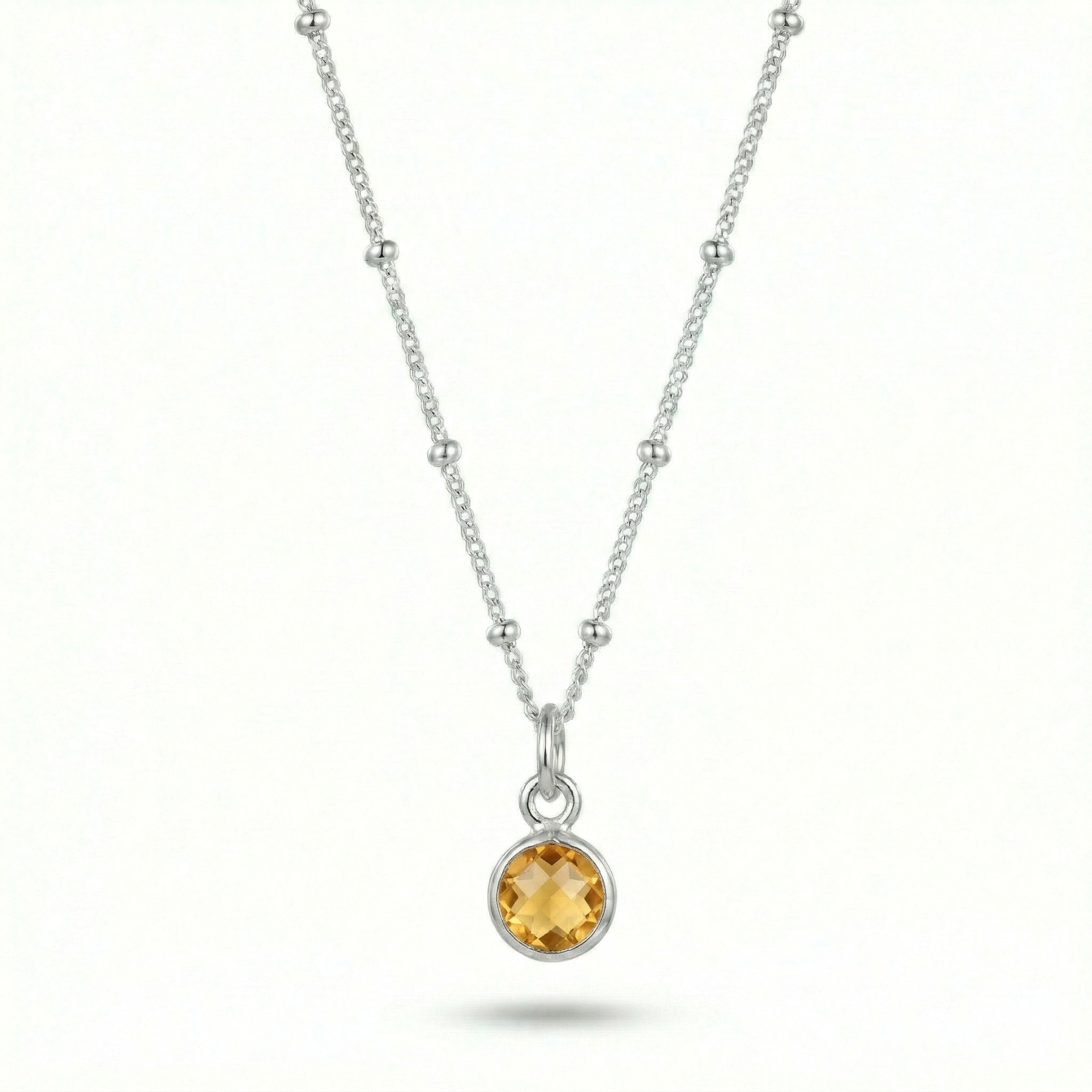 Collar de Citrino Piedra Natal