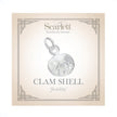 Clam Shell & Crab Silver Charm