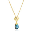 Classic Athena Kate Gemstone Necklace: Labradorite