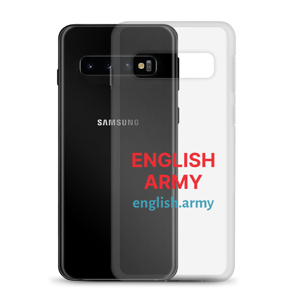 ENGLISH ARMY - Clear Case For Samsung®