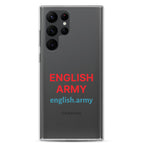 ENGLISH ARMY - Clear Case For Samsung®