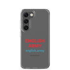 ENGLISH ARMY - Clear Case For Samsung®