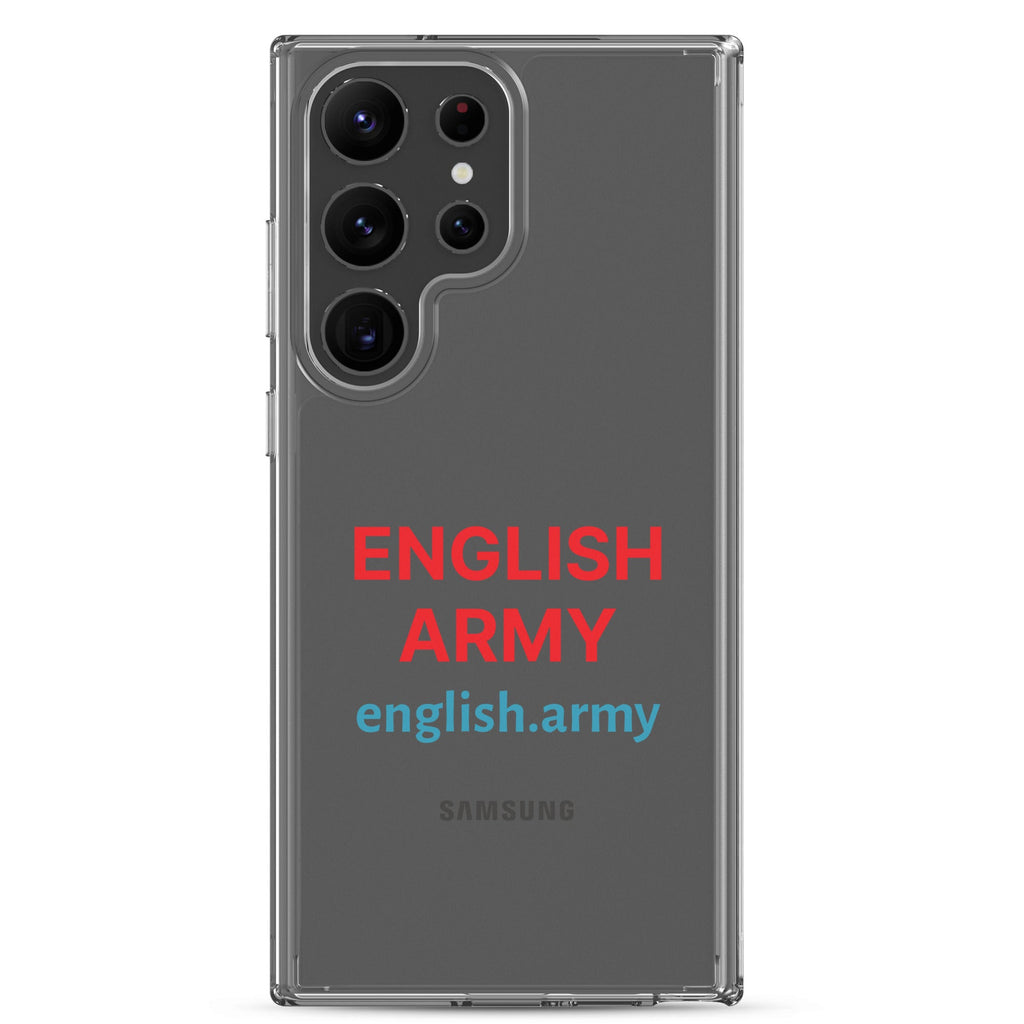 ENGLISH ARMY - Clear Case For Samsung®