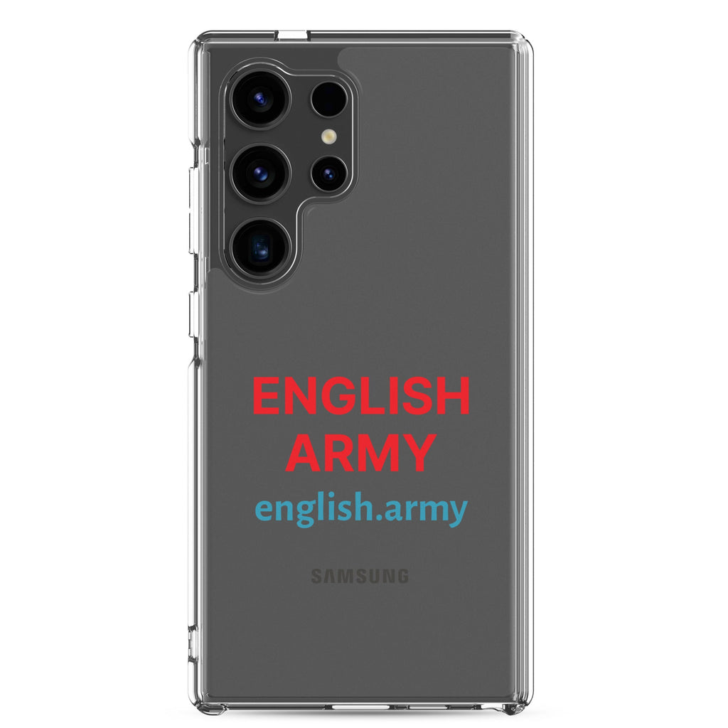 ENGLISH ARMY - Clear Case For Samsung®
