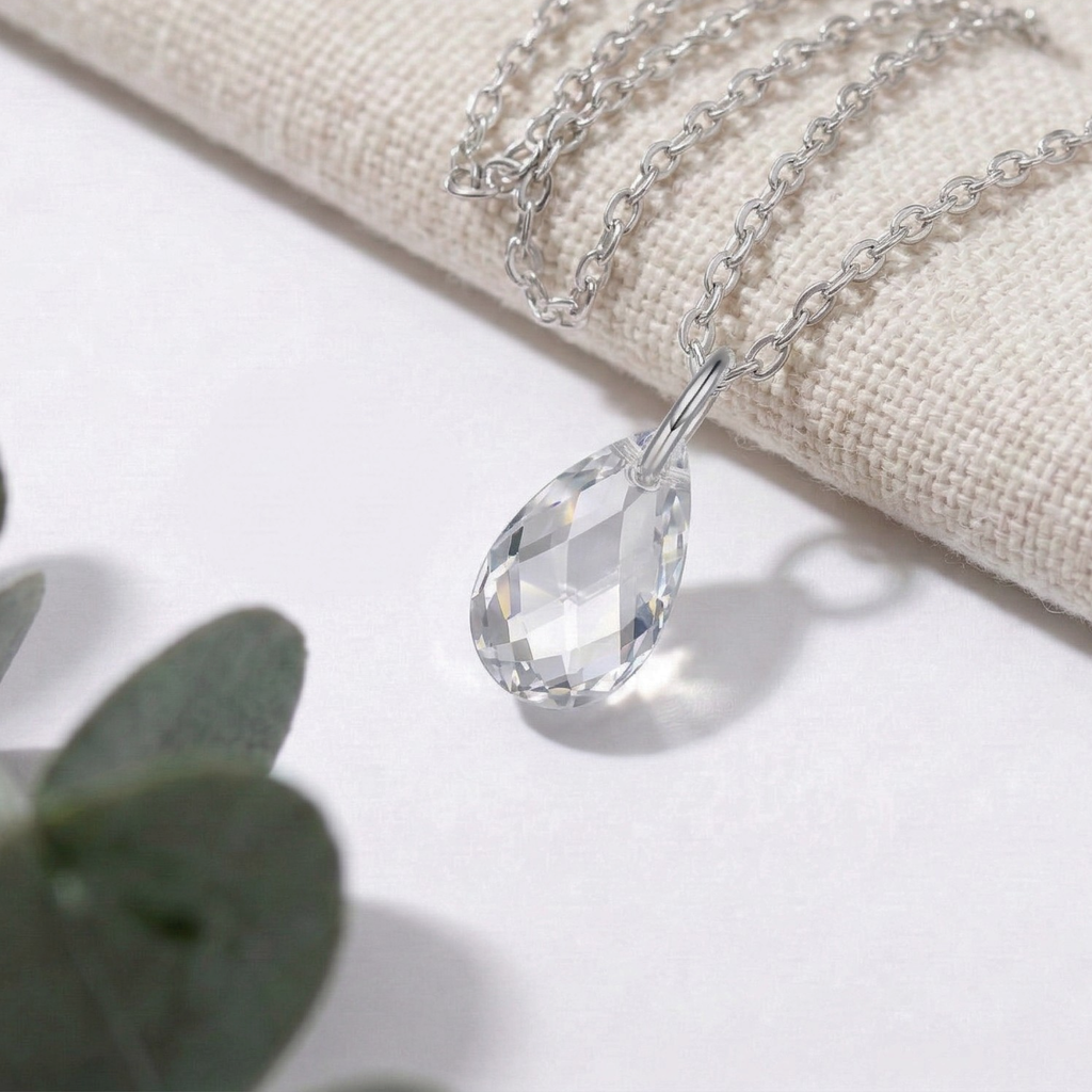 Crystal Drop Necklace