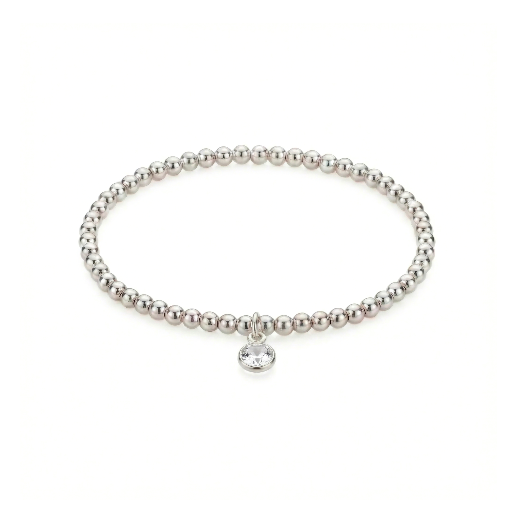 Clear Quartz April Birthstone Bracelet