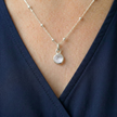 Clear Quartz April Birthstone Necklace