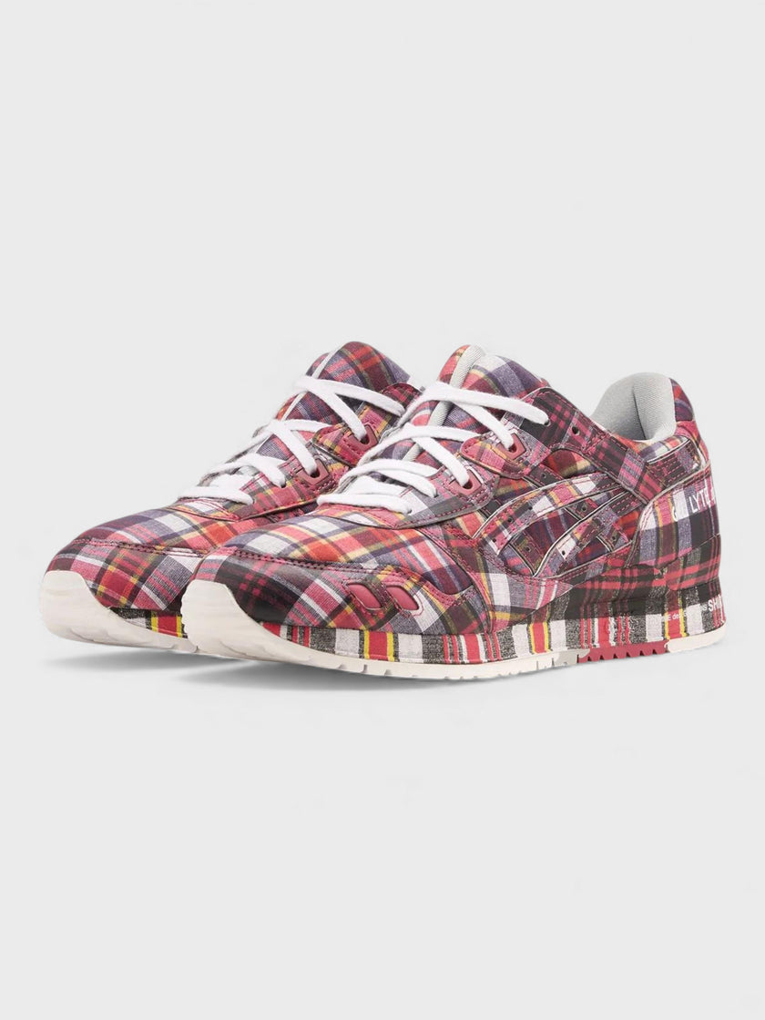 ASICS Gel-Lyte III '07 Remastered X Comme des Garçons SHIRT Red Plaid