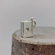 Hardback Book Personalised Silver Charm