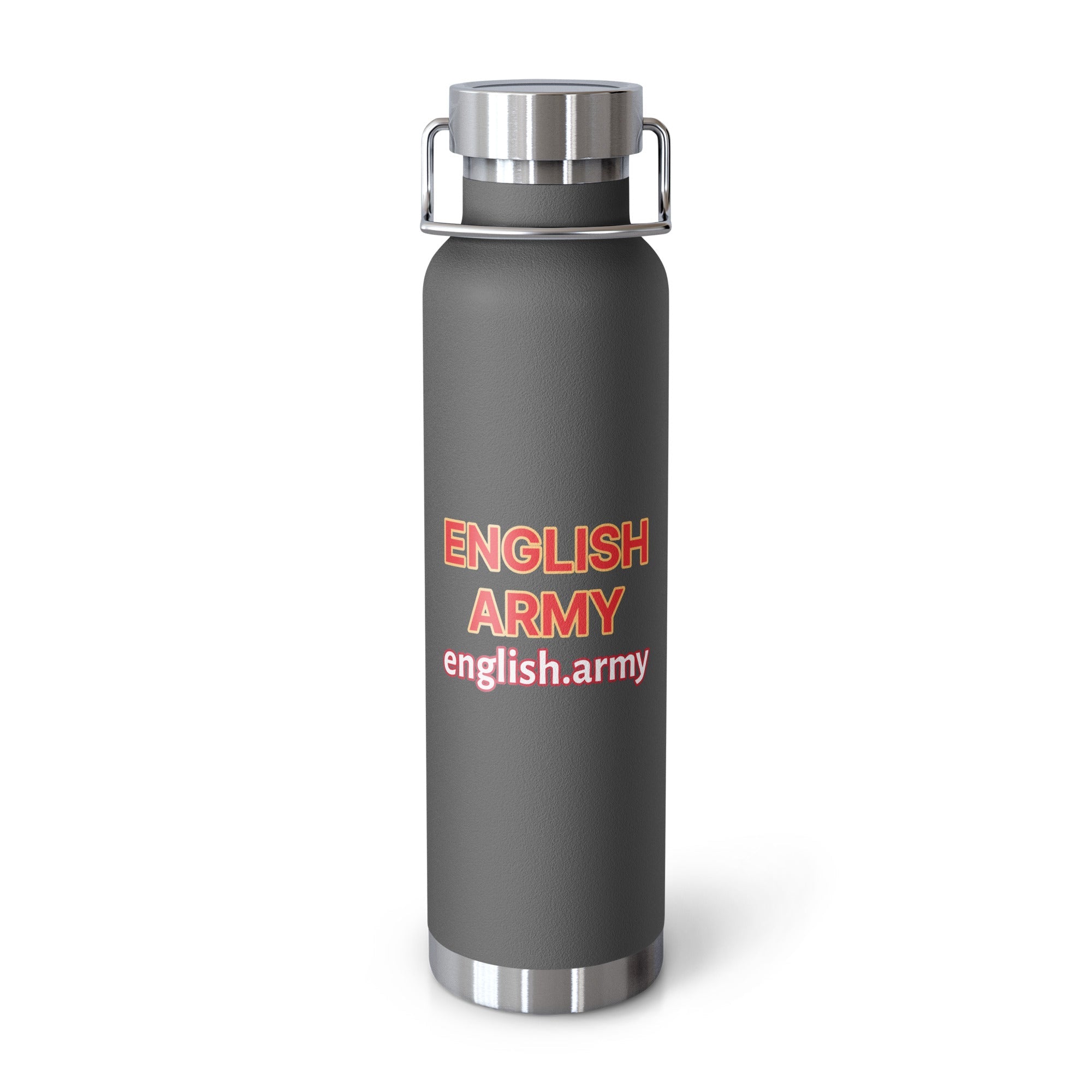 ENGLISH ARMY - Kupfervakuumisolierte Trinkflasche
