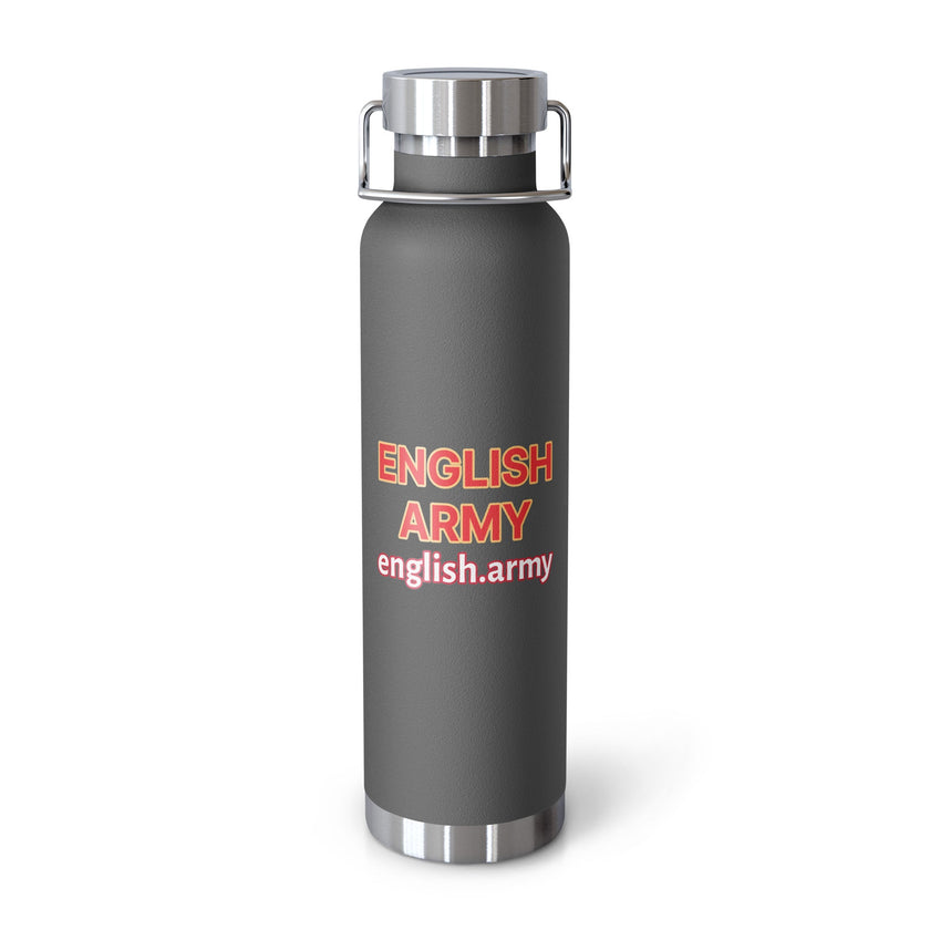 ENGLISH ARMY - Kupfervakuumisolierte Trinkflasche