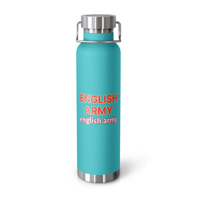 ENGLISH ARMY - Kupfervakuumisolierte Trinkflasche