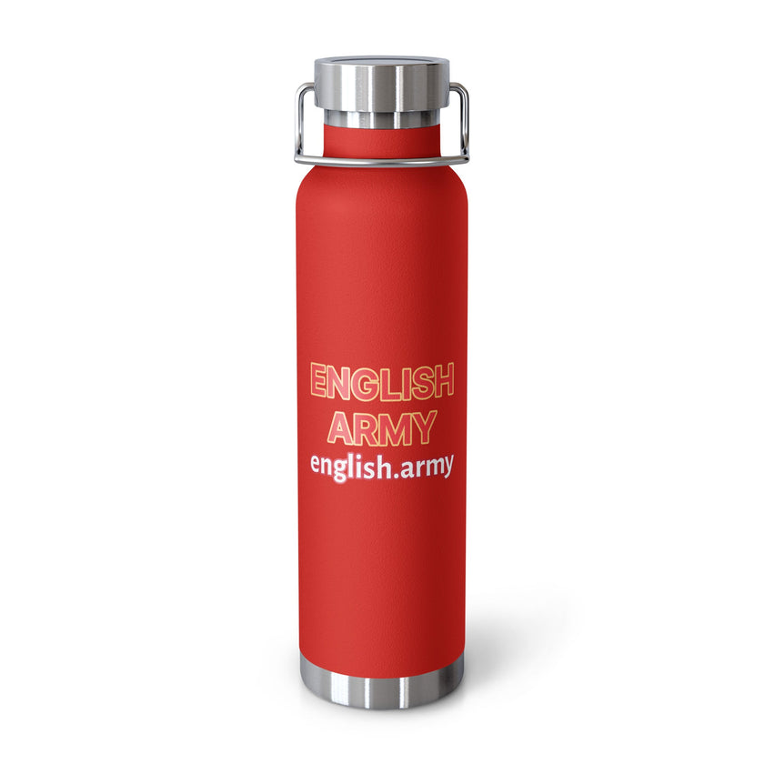 ENGLISH ARMY - Kupfervakuumisolierte Trinkflasche