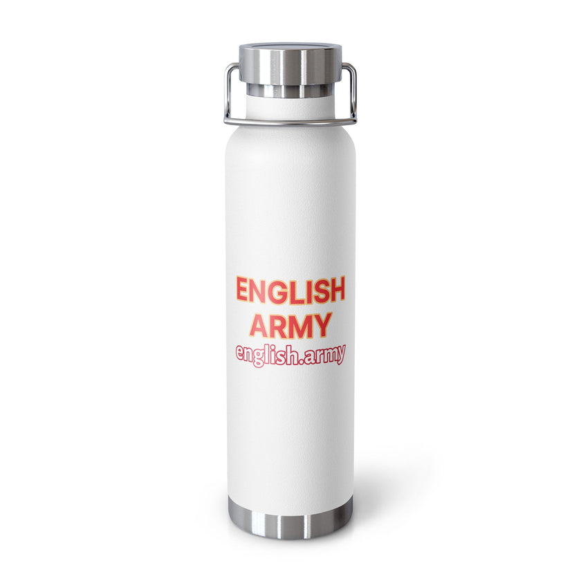 ENGLISH ARMY - Kupfervakuumisolierte Trinkflasche
