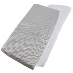 Crib Jersey Fitted Sheets 100% Cotton 40x90cm - Pack Of 4 - Fits All Models