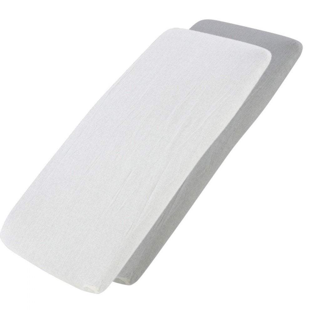 Crib Jersey Fitted Sheets 100% Cotton 40x90cm - Pack Of 4 - Fits All Models