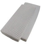 Crib Jersey Fitted Sheets 100% Cotton 40x90cm - Pack Of 4 - Fits All Models